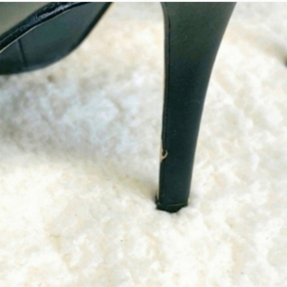 SAKS FIFTH AVENUE Cassidy Too Black High Heels Size 9 - Picture 11 of 11